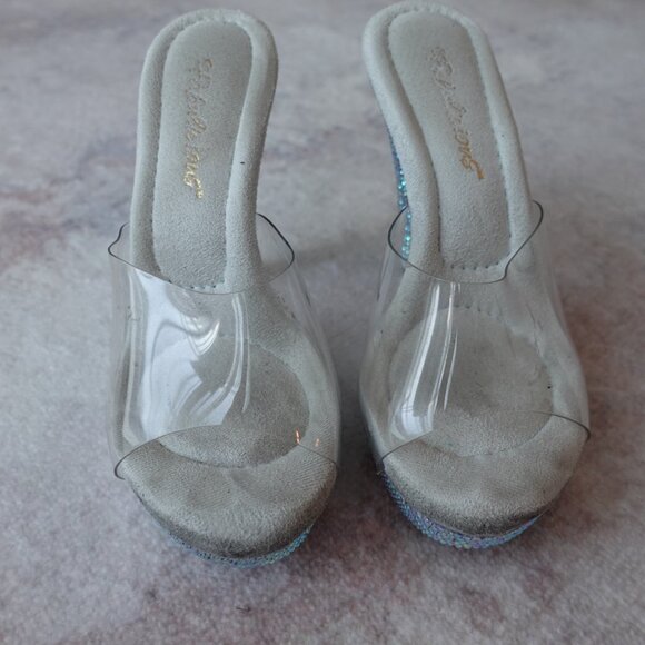 Dancer/Competition Sandal Heel Shoes - Picture 7 of 11